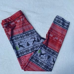 Zara Terez Fair Isle Print Cropped Legging (large)